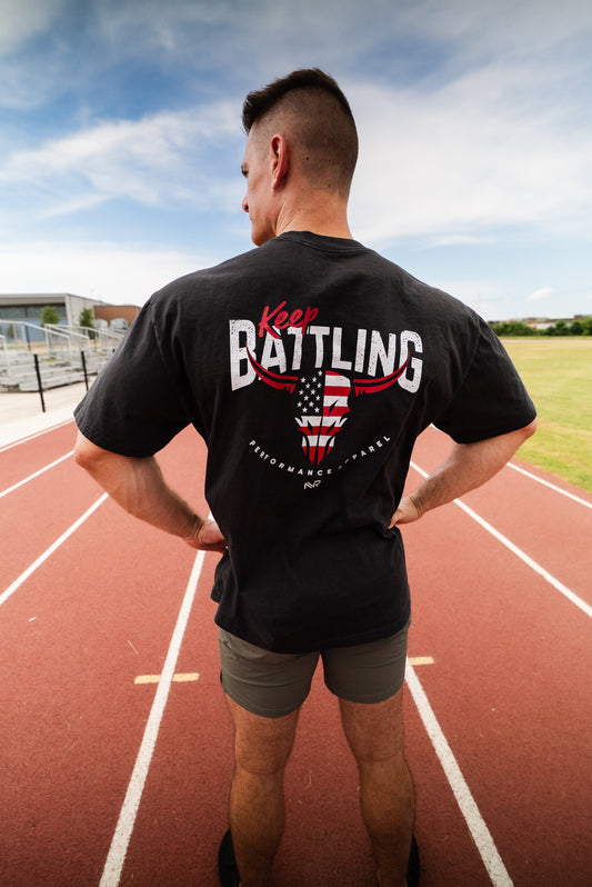 Keep Battling Longhorn Lifting Tee