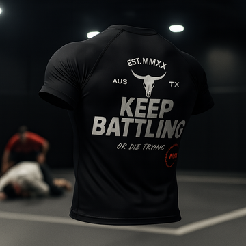 Keep Battling Limited Edition Compression Fit Rash Guard
