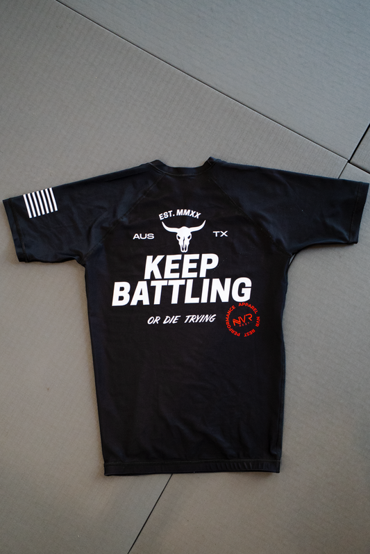 Keep Battling Limited Edition Compression Fit Rash Guard