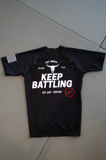 Keep Battling Limited Edition Compression Fit Rash Guard