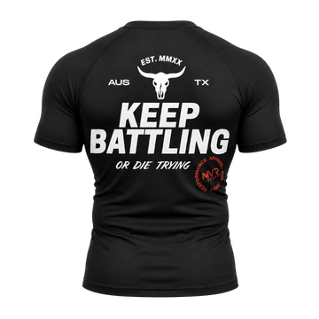 Keep Battling Limited Edition Compression Fit Rash Guard